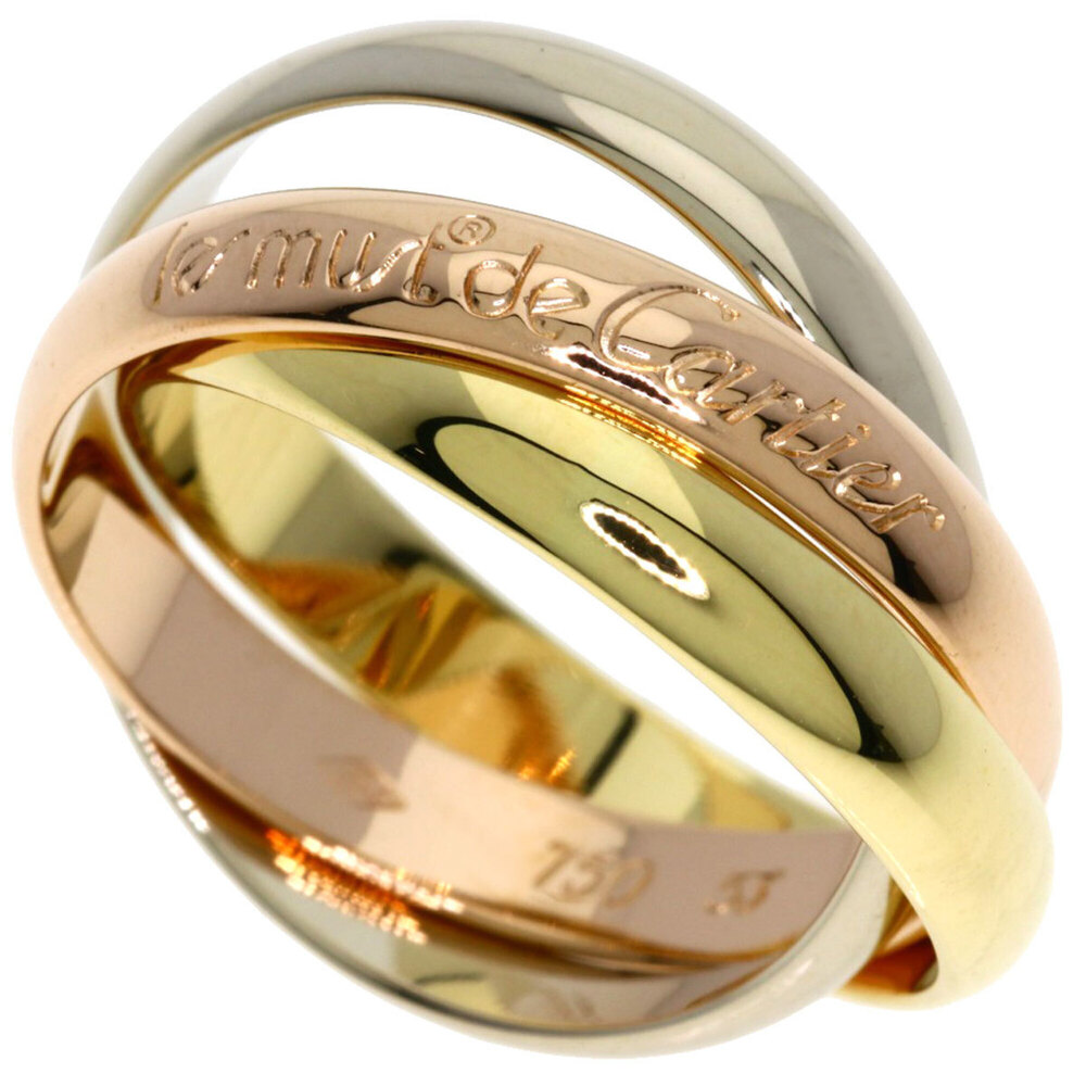 Cartier Trinity #53 Ring - 18K Yellow Gold/18K Pink White Gold Women's CARTIER